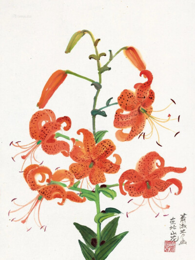 画家萧淑芳作品欣赏