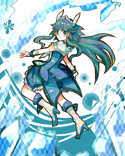 「Smile光之美少女！」
青木丽华／青木丽佳／青木怜香／Cure Beauty（美丽天使）