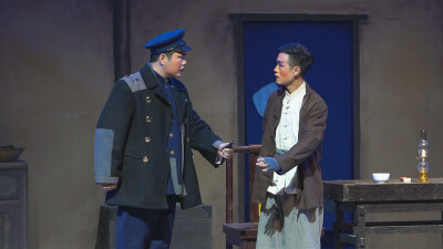 鸡西艺术发展中心演出现代京剧《红灯记》 红灯、交通员、李玉和、李铁梅