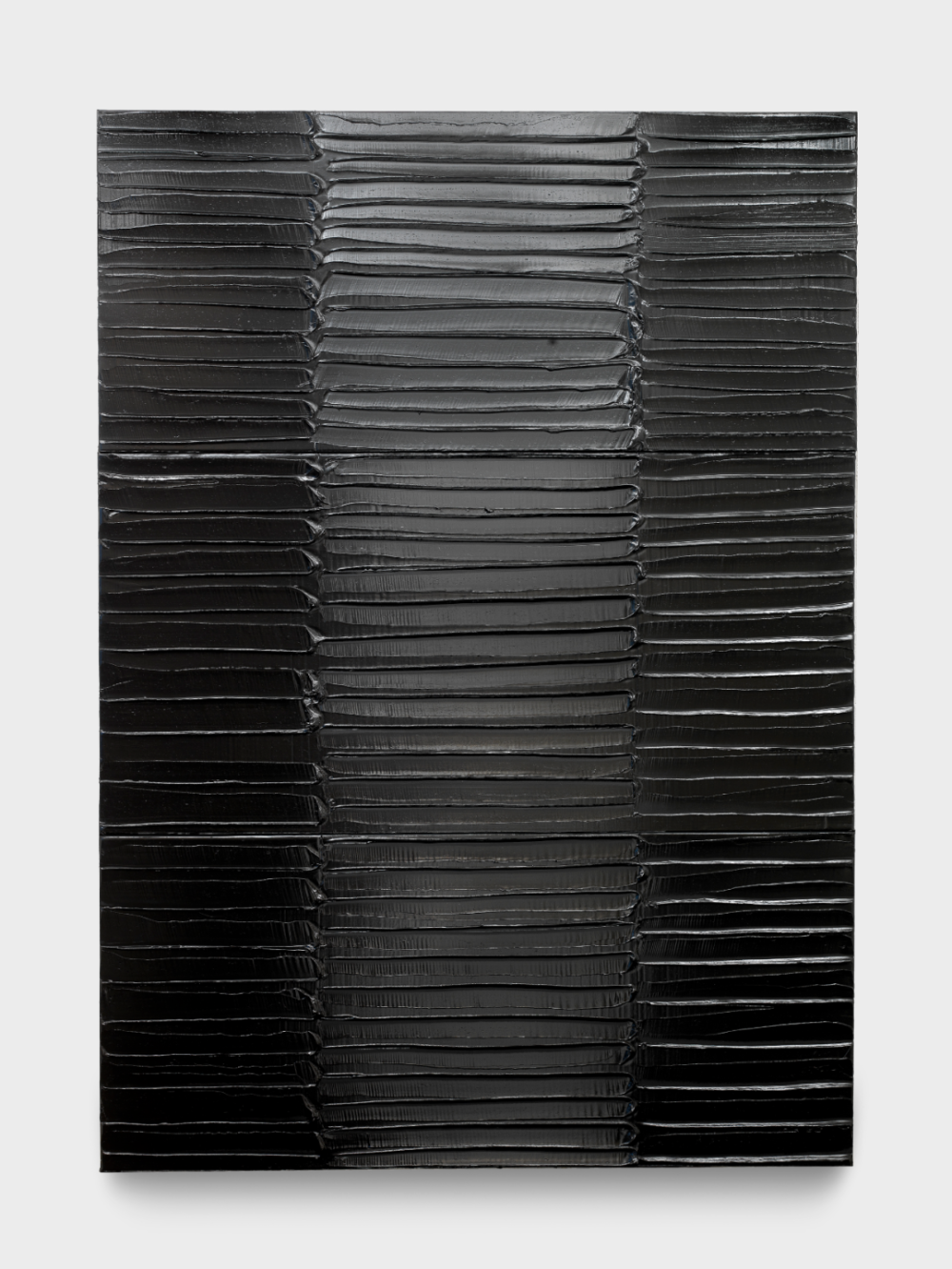 皮耶·苏拉吉《绘画254×181厘米，2008年4月13日》，丙烯、画布，254×181cm，2008年 ©纽约艺术家版权协会(ARS) / ADAGP，巴黎，图片：厉蔚阁