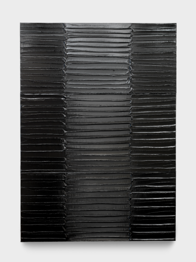 皮耶·苏拉吉《绘画254×181厘米，2008年4月13日》，丙烯、画布，254×181cm，2008年 ©纽约艺术家版权协会(ARS) / ADAGP，巴黎，图片：厉蔚阁