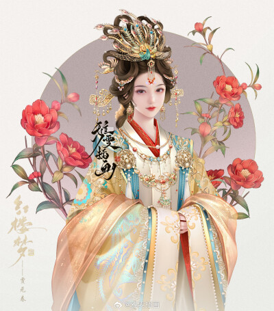 雅雯插画——金陵十二钗