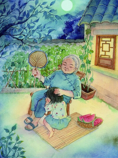 和奶奶在一起的时光～