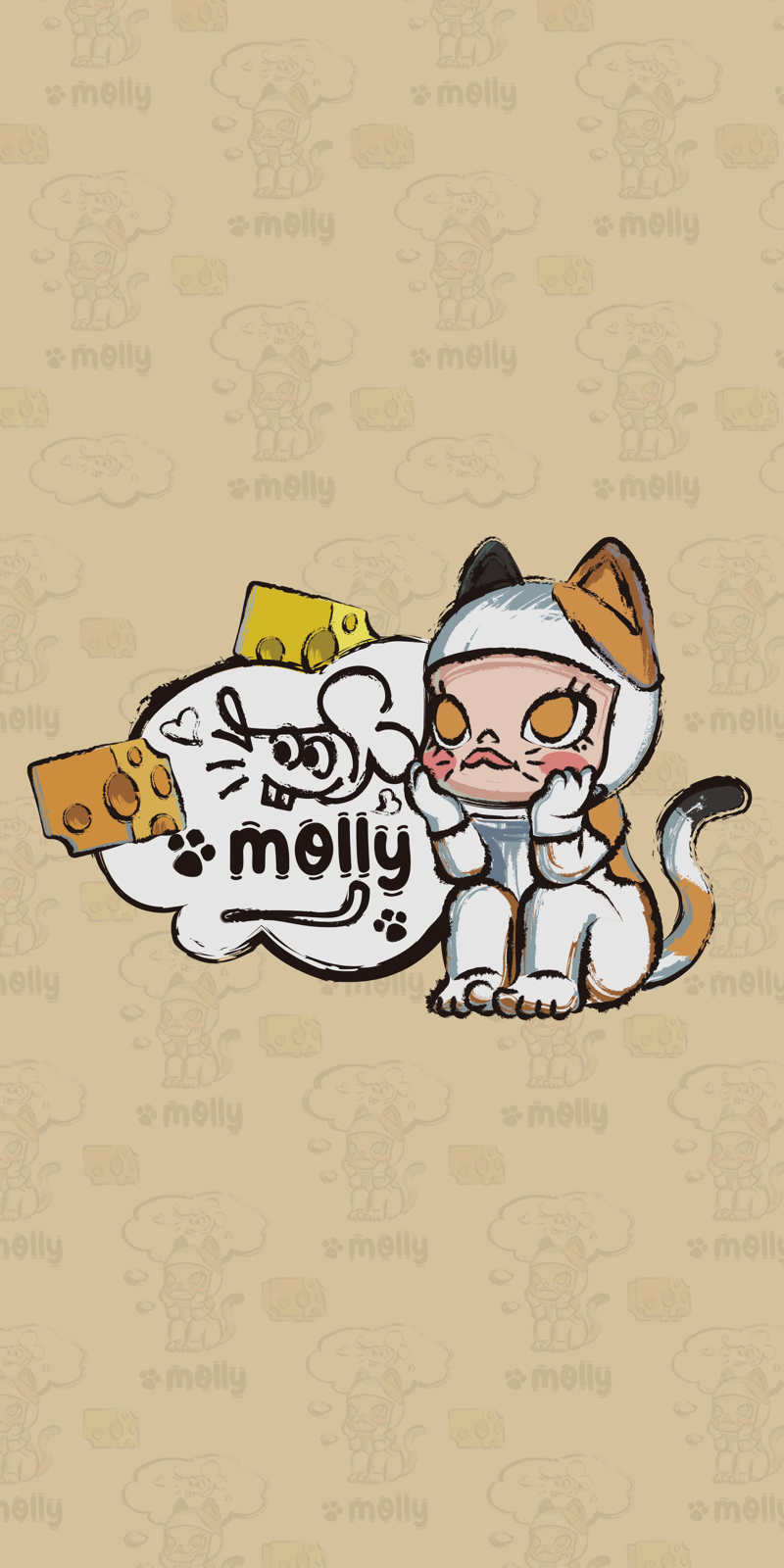 Molly × Ali pay IP联名 壁纸 皮肤