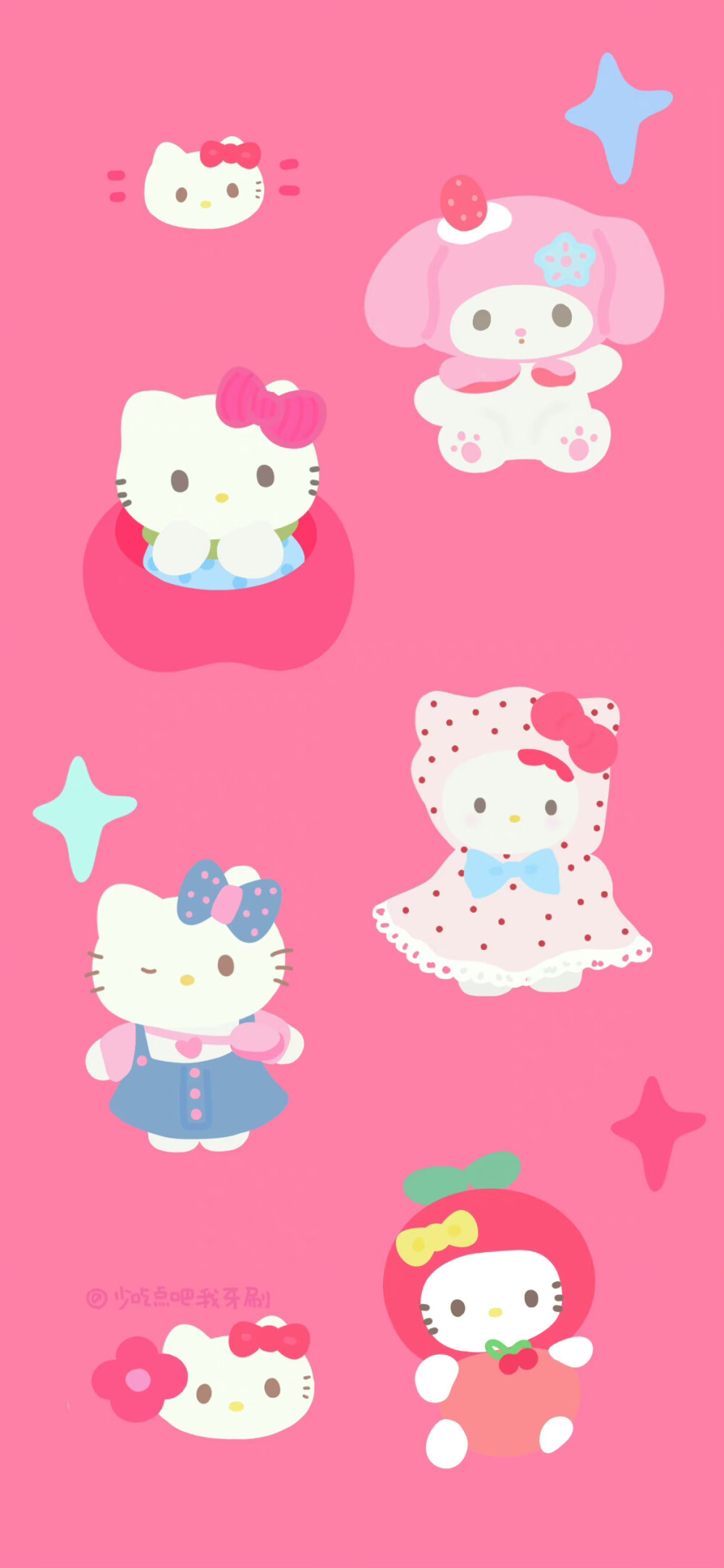 HelloKitty缤纷彩虹糖色彩