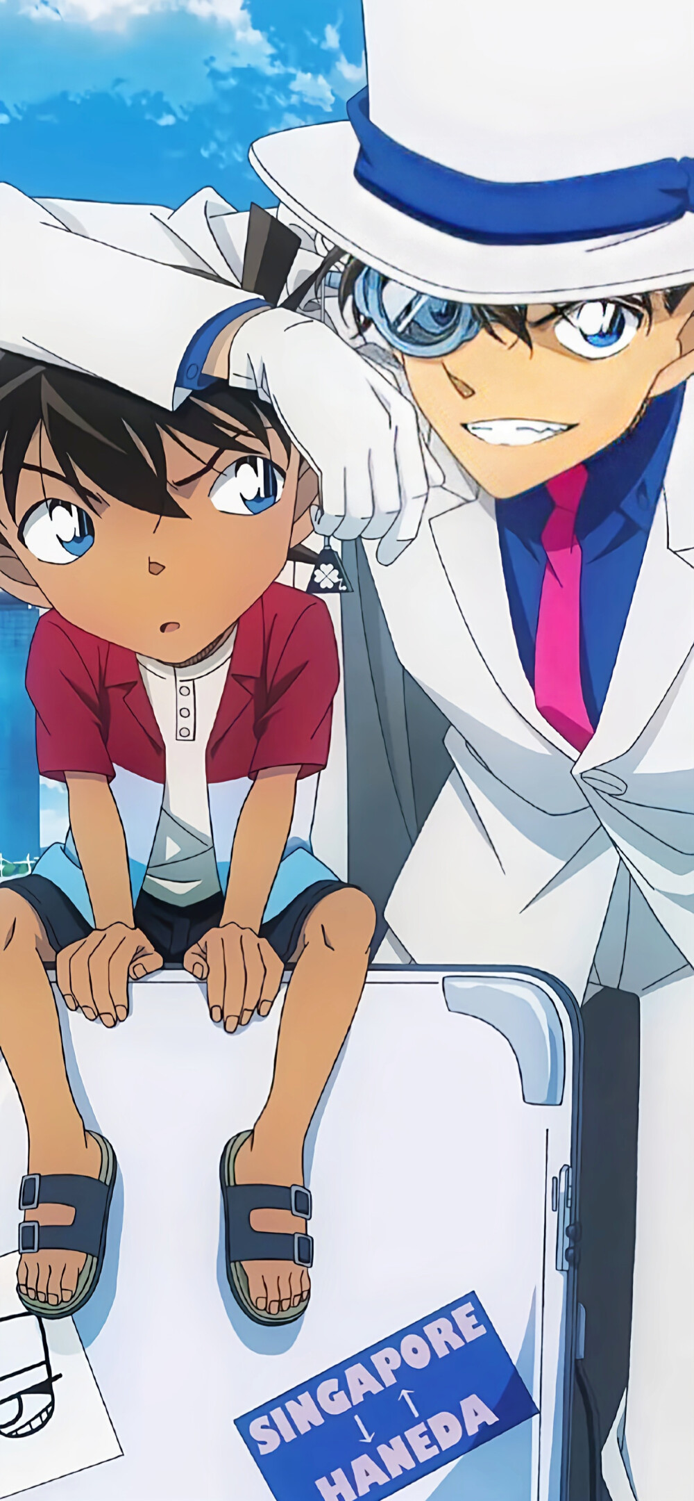 名侦探柯南#怪盗基德#动漫手机壁纸