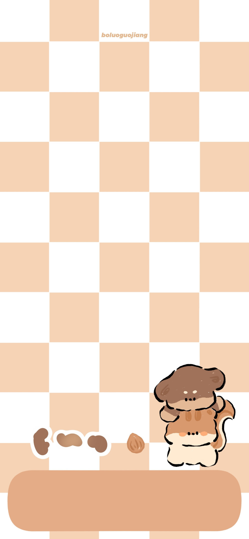 秋冬美拉德腊肠犬饼干壁纸+套图