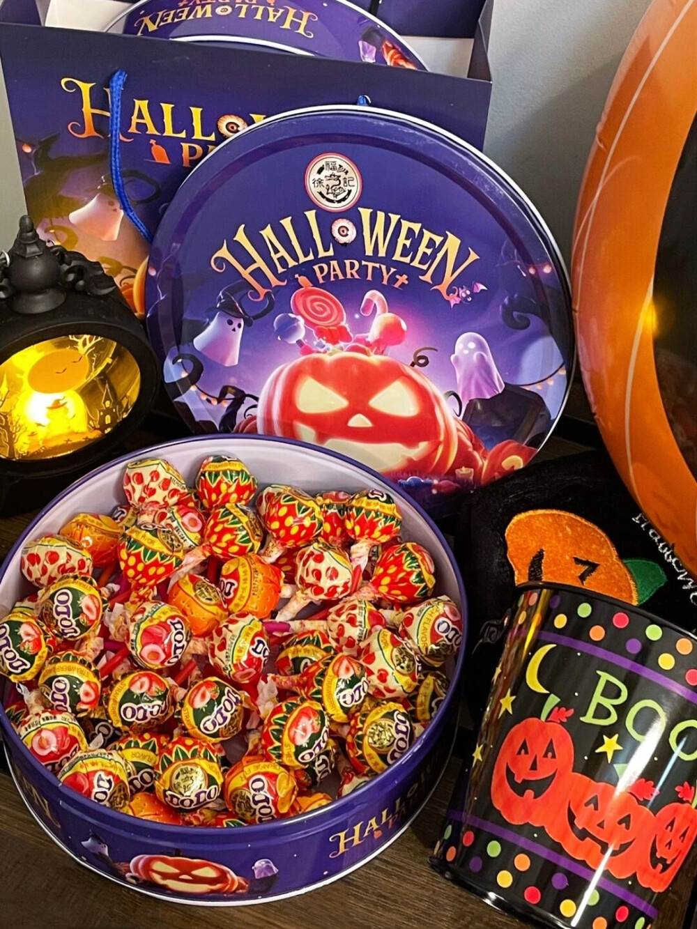 徐福记万圣节限定版棒棒糖礼盒