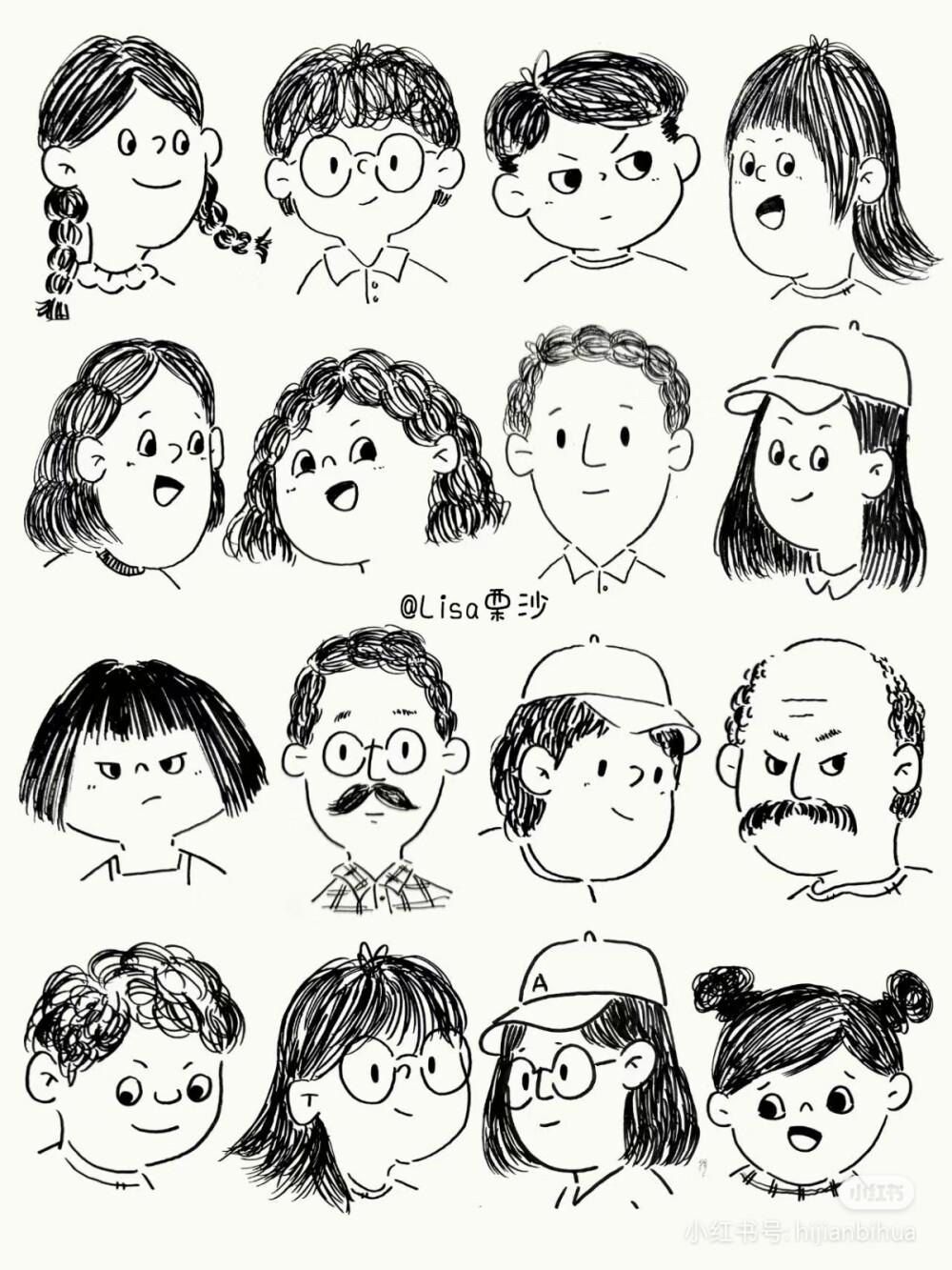 线条插画