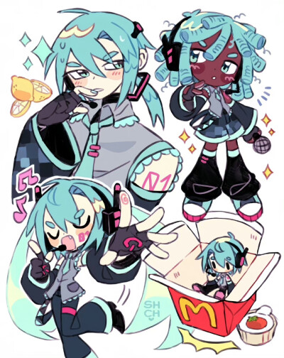 插画
作者：Sharpy