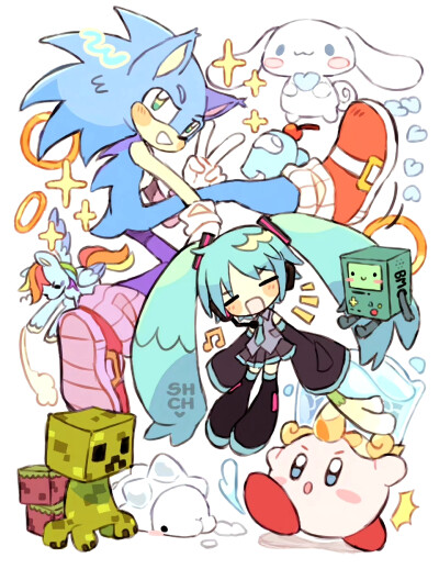 插画
作者：Sharpy