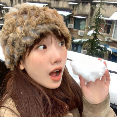 雪景女头