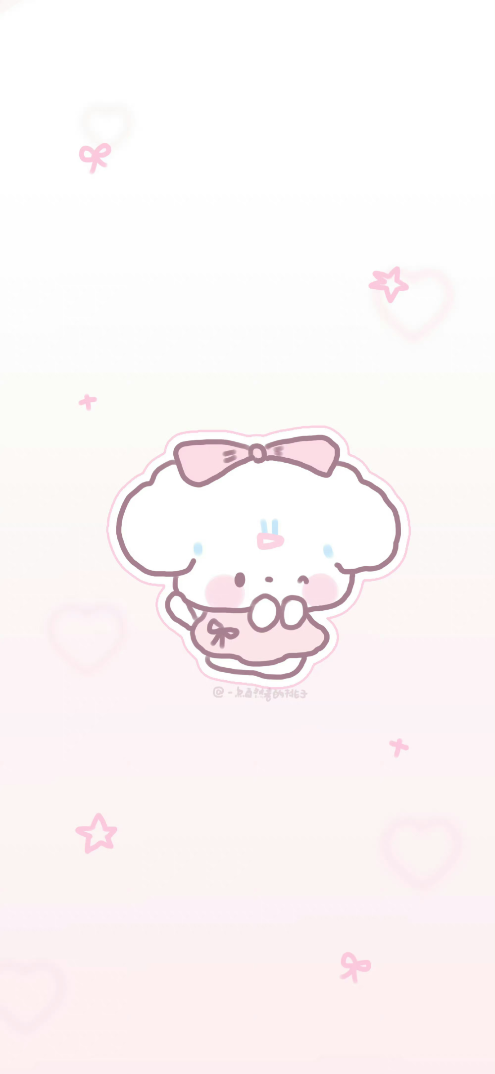 可爱壁纸cr.一点自然卷的桃子