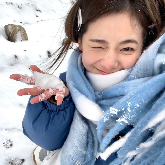 雪景女头