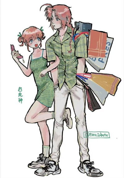#银魂##双神# 双强骨科除了空白我真的最喜欢这对了
X: toro_tabete ​​​