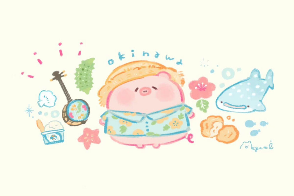 『这萌哒哒的猪猪』插画☁ - ʙʏ motitata