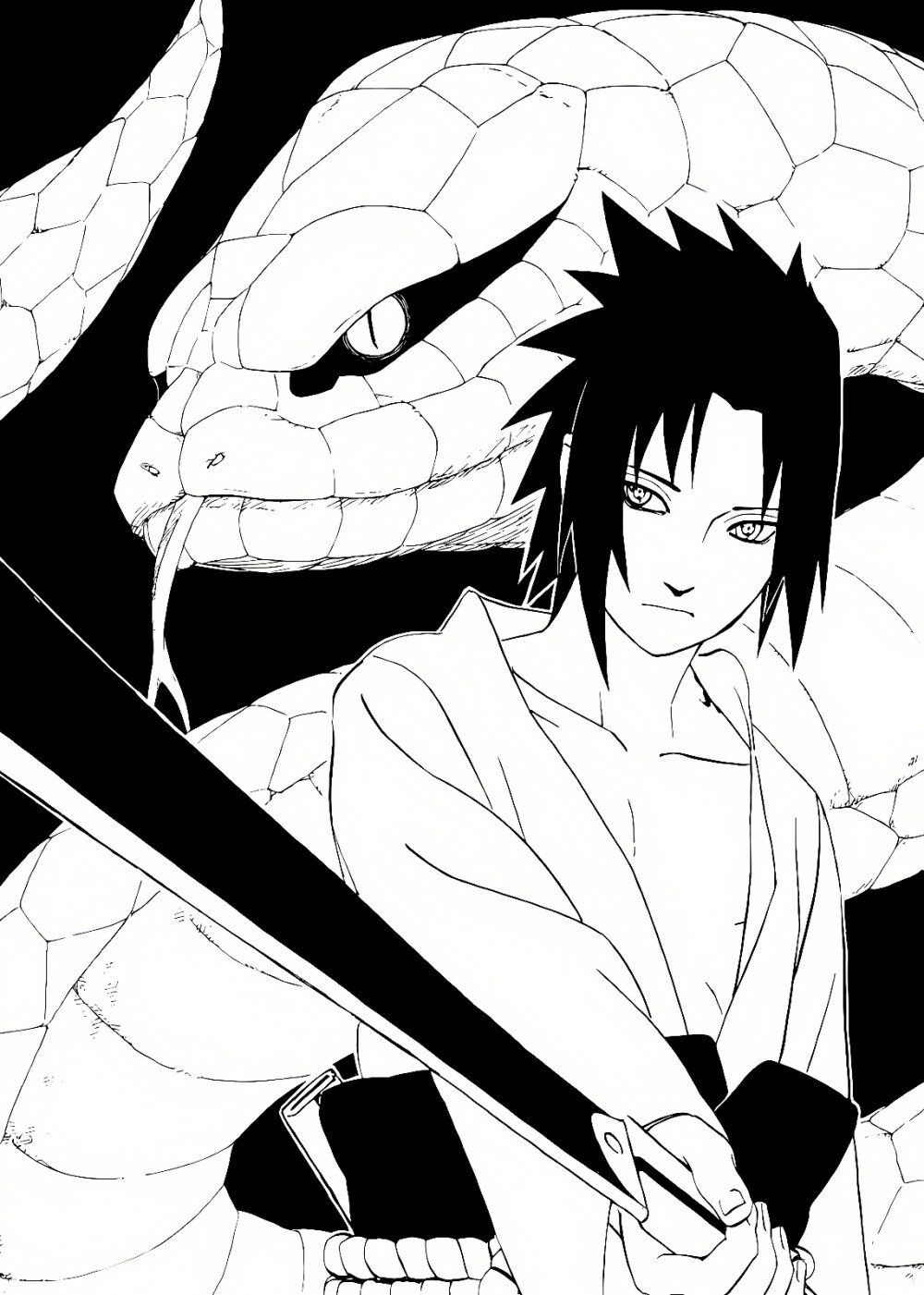 火影忍者漫画原画