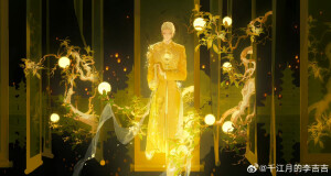 古风插画丨画师：千江月的李吉吉