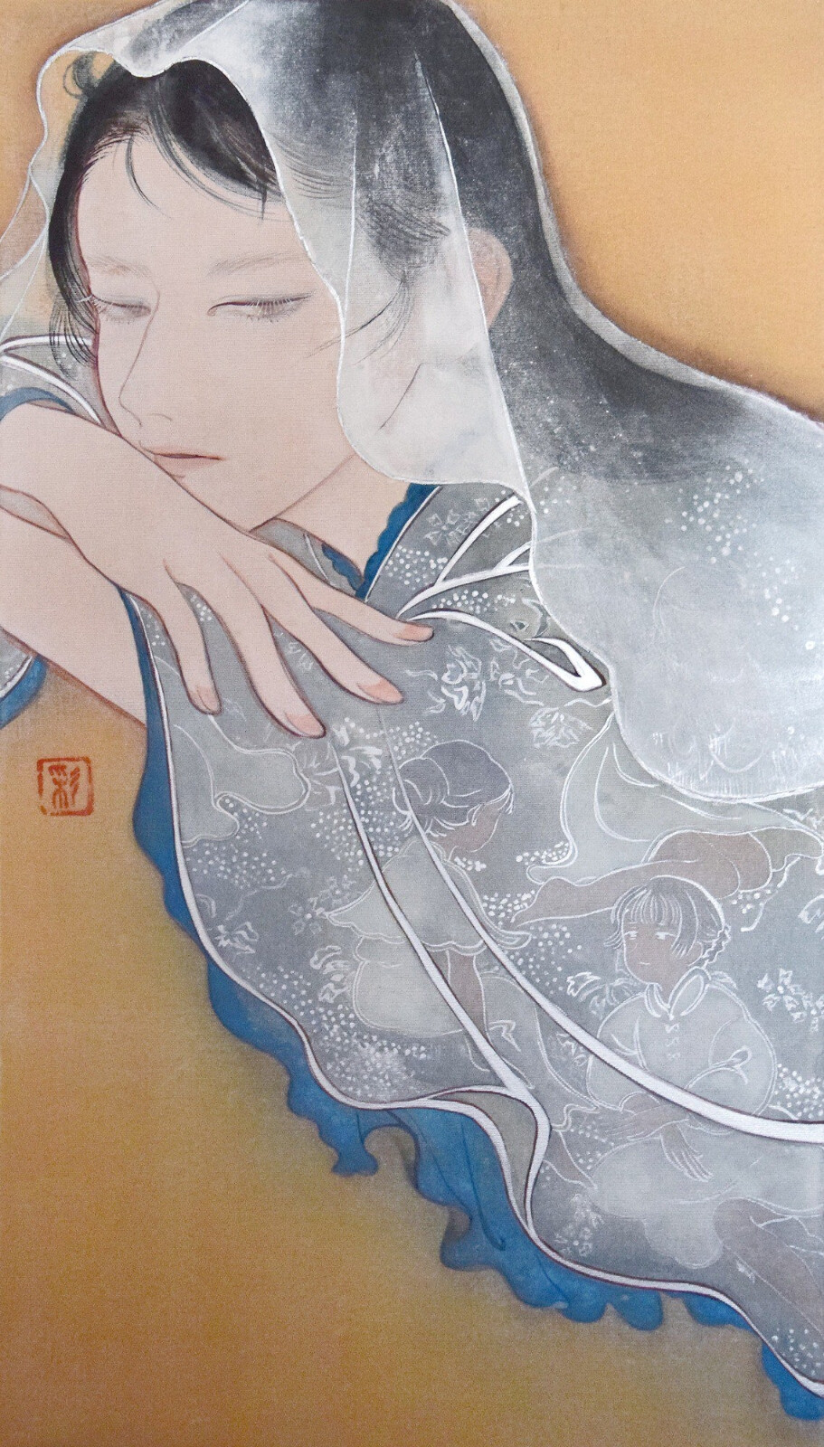 画师山本有彩插画