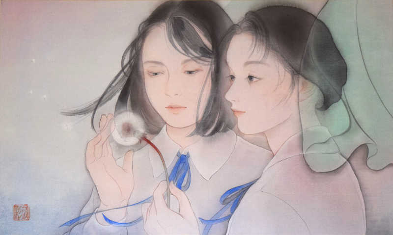 画师山本有彩插画