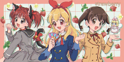 其他動漫 東京喵喵/偶像活動！/夢色蛋糕師 [桃宮莓/星宮莓/天野草莓]