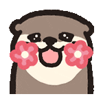 还蛮可爱耶.ᐟ.ᐟ一波水獭宝宝动态表情包(๑•̀ω•́ฅ)
