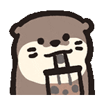 还蛮可爱耶.ᐟ.ᐟ一波水獭宝宝动态表情包(๑•̀ω•́ฅ)
