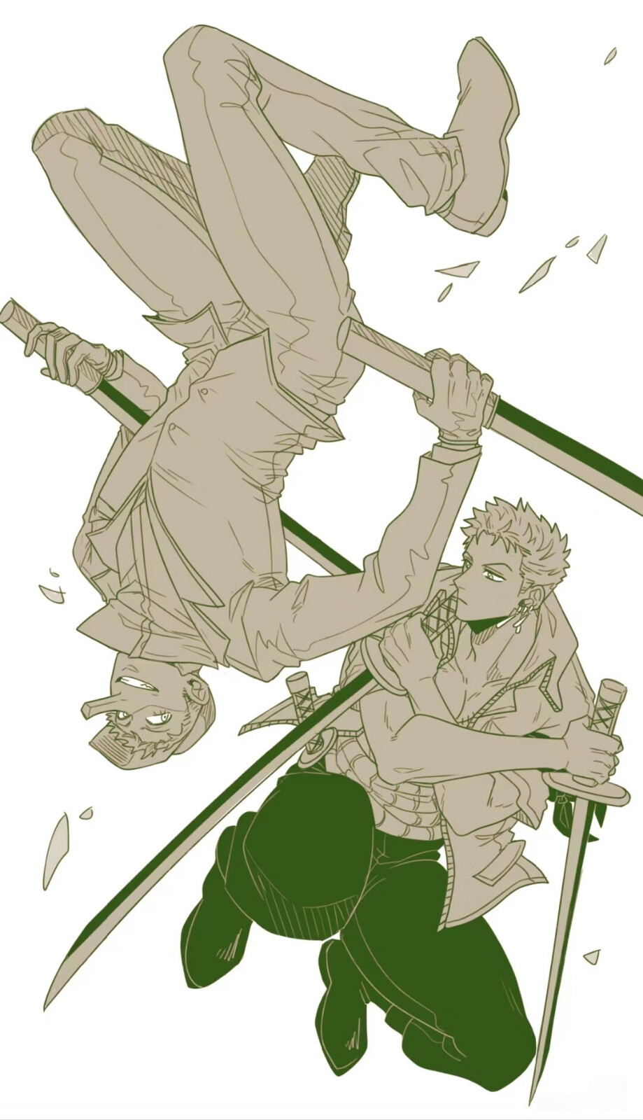 海贼王 索隆 卡库 twi:ddwhitt