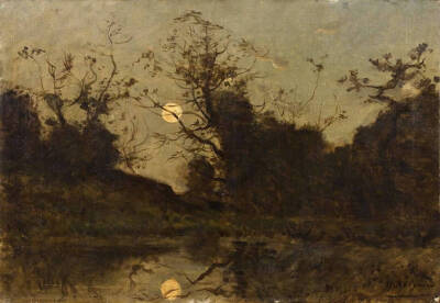 Henri Joseph Harpignies 月光