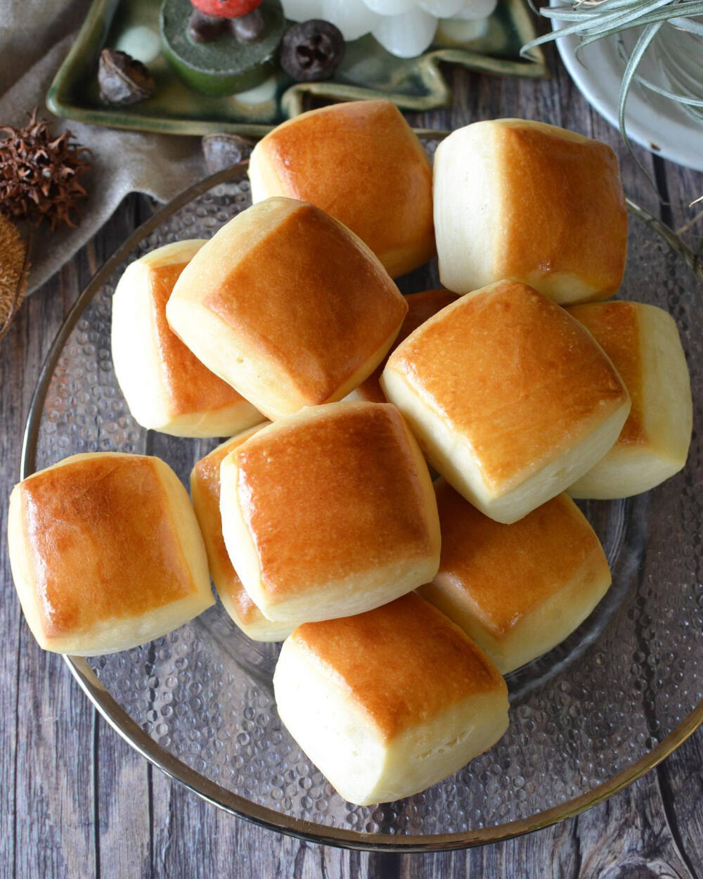 叠石面包 牛奶 方面包 パヴェ milk pavé bread (milk bread) 