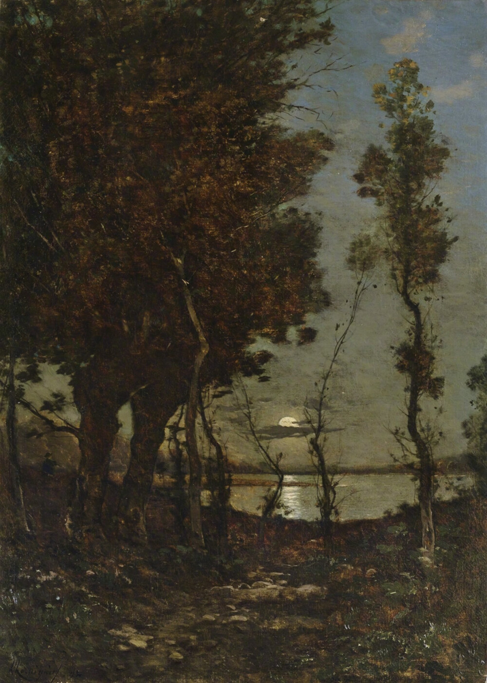 Henri Joseph Harpignies 月光