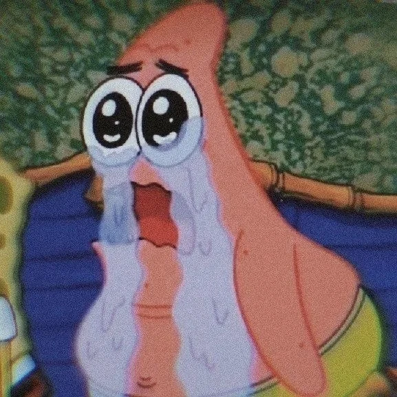 委屈流泪海绵宝宝