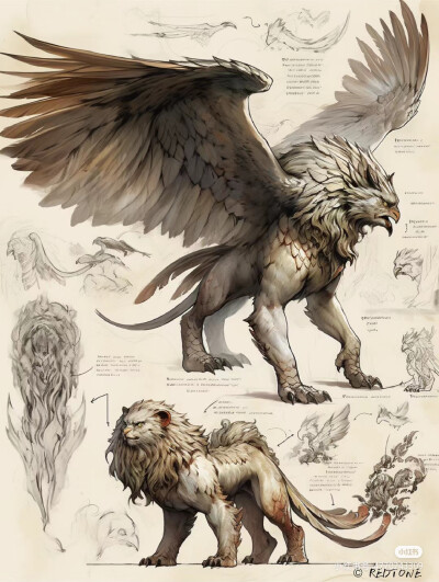 世界妖魔(纯搬运): 格里芬·狮身鹰首兽