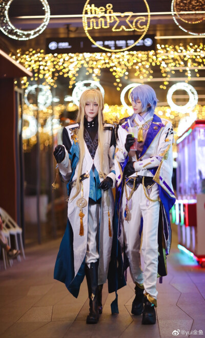 崩坏星穹铁道/原神/coser
神里绫人：青羽Vic
罗刹：yui金鱼