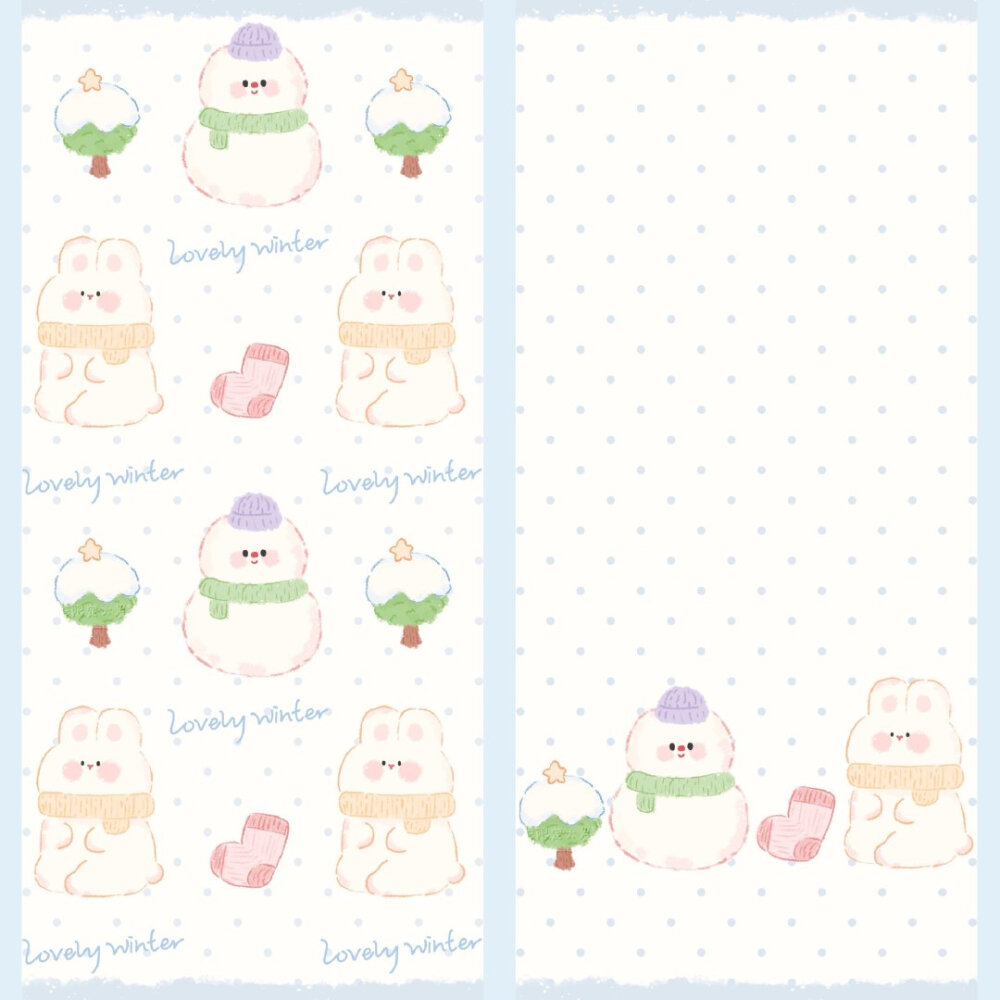 可爱卡通套图壁纸