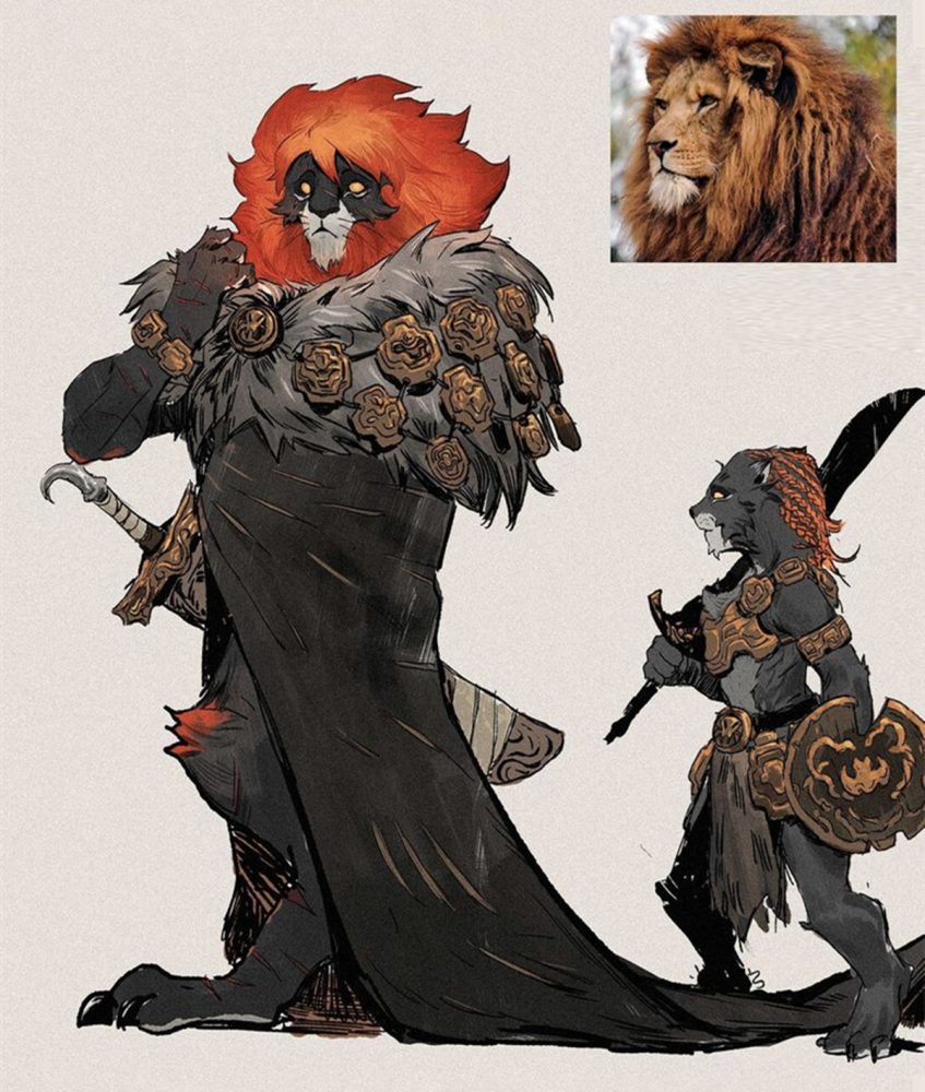 拟人篇生物狮子