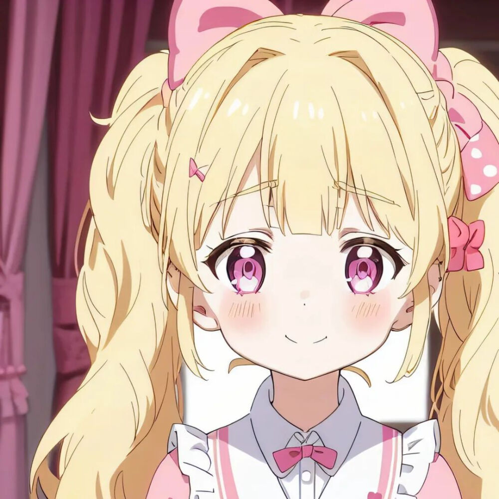 可爱黄毛女生头像