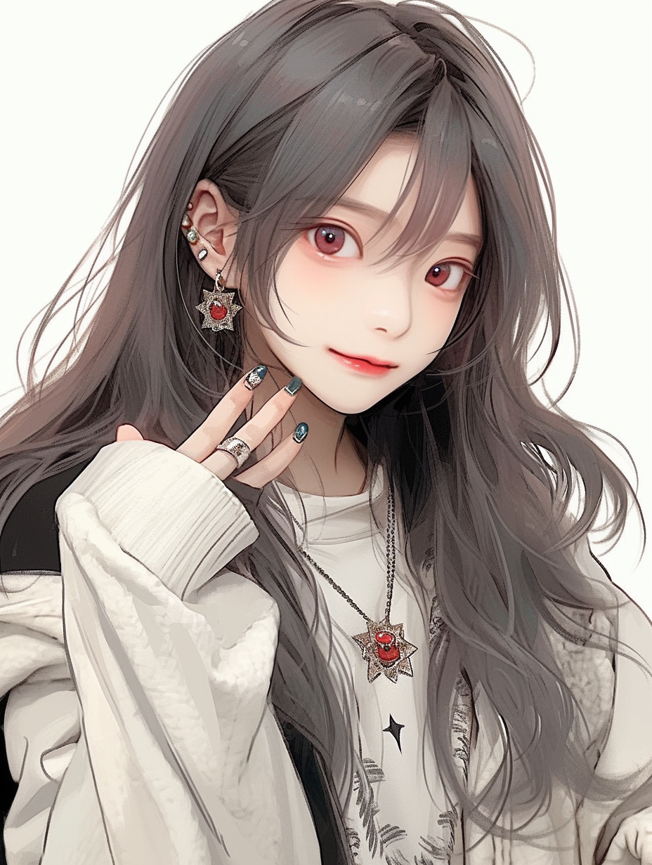 少女插画时尚灵感