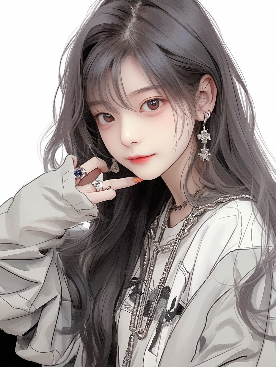 少女插画时尚灵感