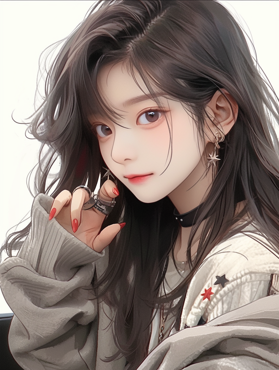 少女插画时尚灵感
