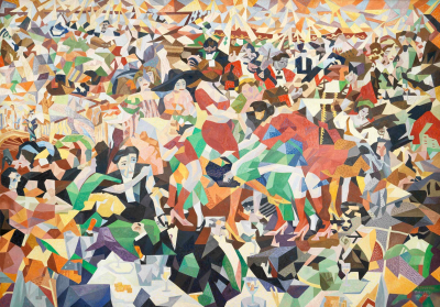 《莫尼可的潘潘舞》（La Danse du panpan au Monico），Gino Severili，1910-1911年