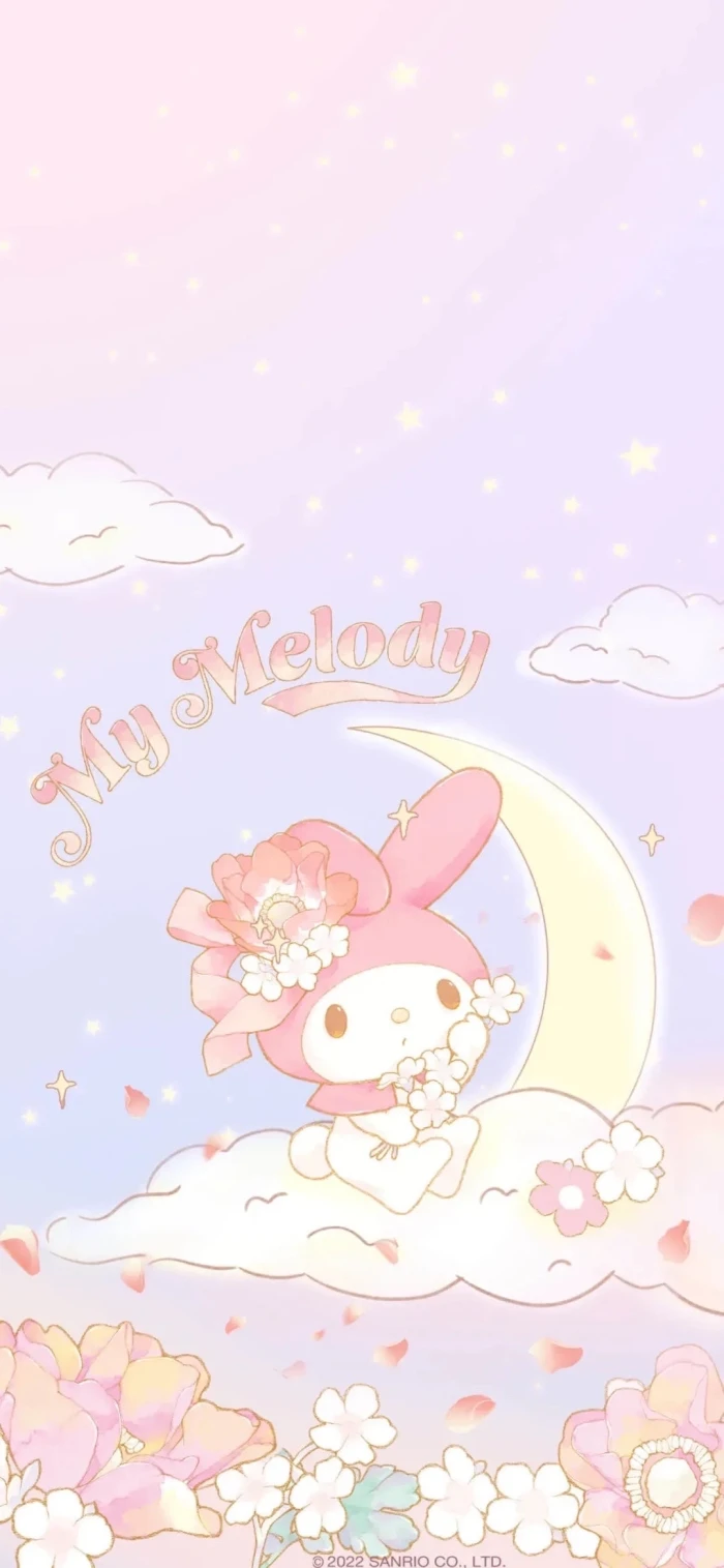 #答应你们的美乐蒂壁纸来了