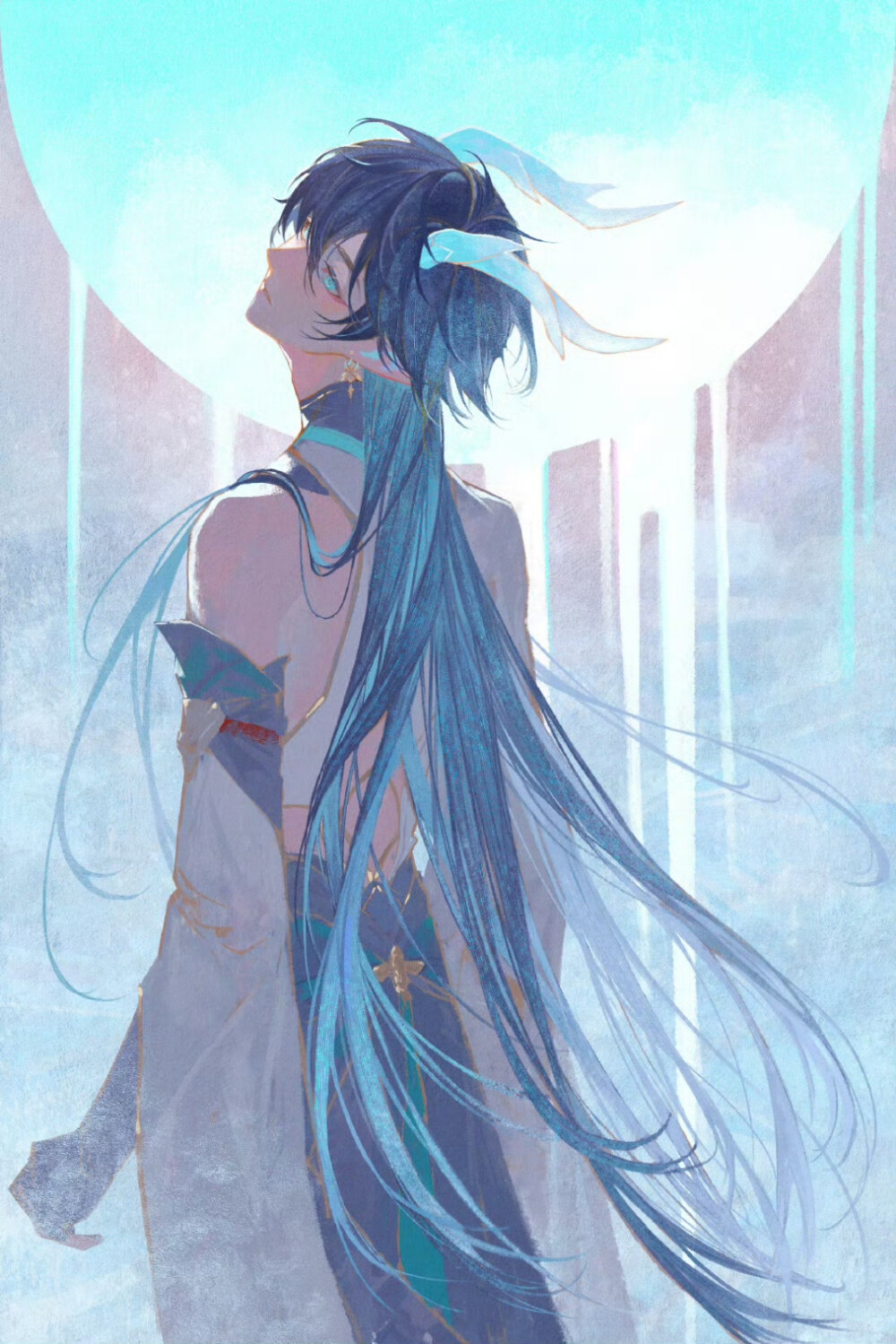 画师：喵喵还是睡不醒
＃阴阳师手游＃原神