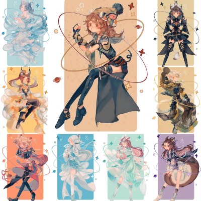 各种元素的美女上场。