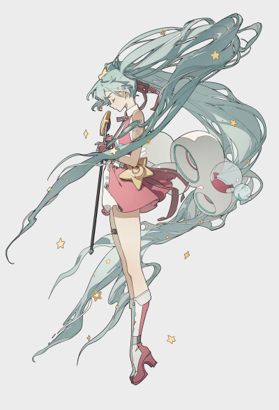 画师 twi Zhibujiloom 初音未来