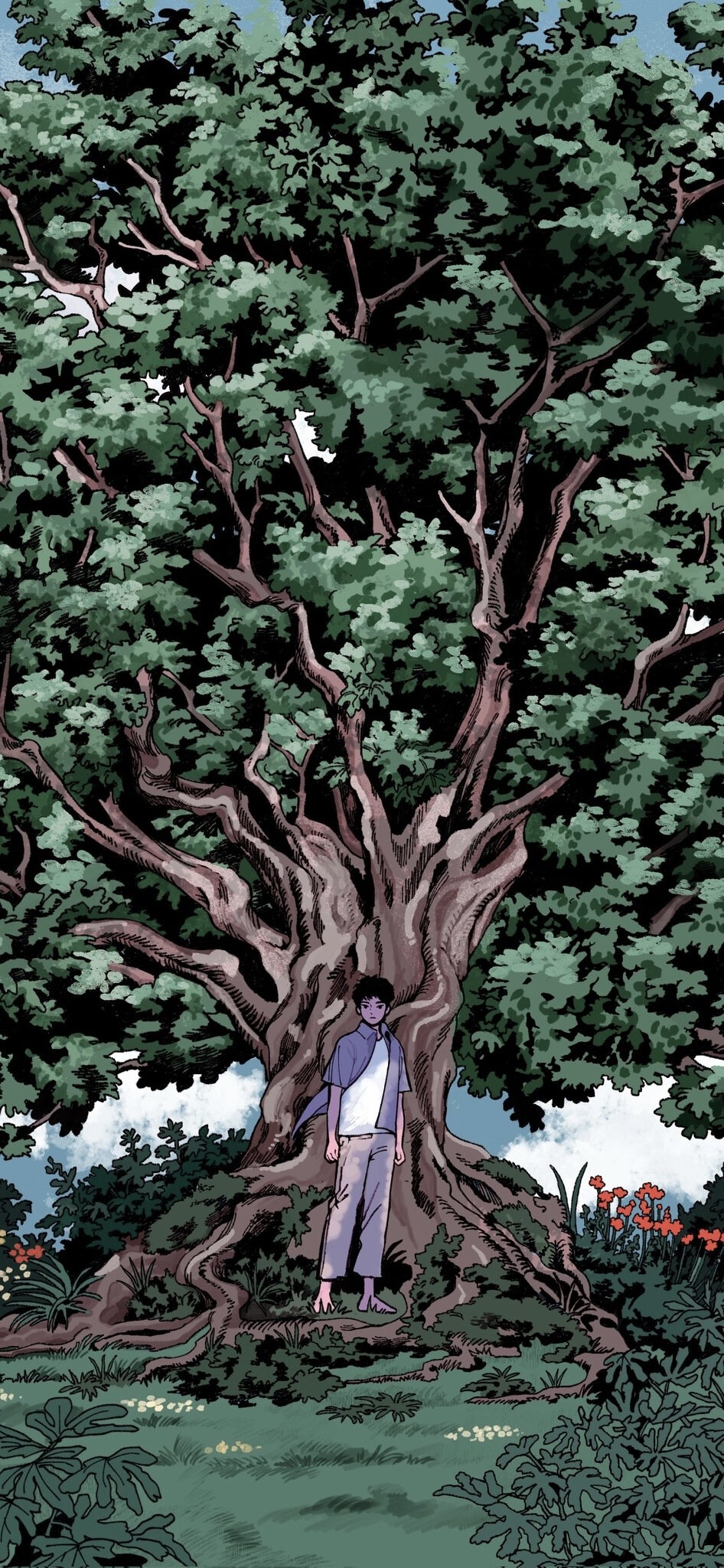 动漫场景壁纸，插画壁纸