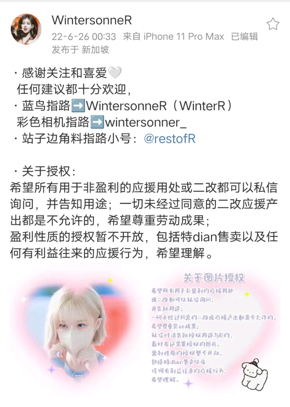 WintersonneR 可二改站子 其他问题如图 有问题请提出