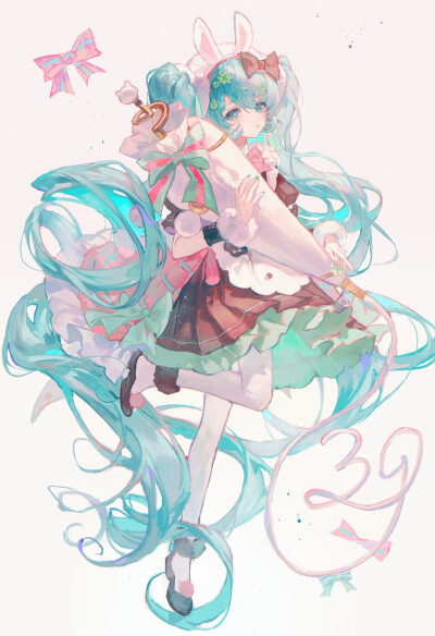 初音未来
wb/bilibili：抹茶專門店AM