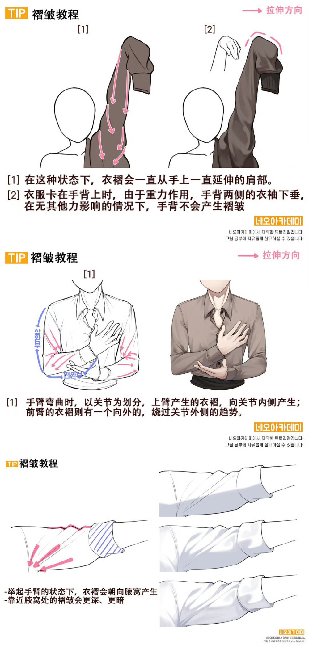 布纹褶皱特征
绘画参考
neo_aca ​​​