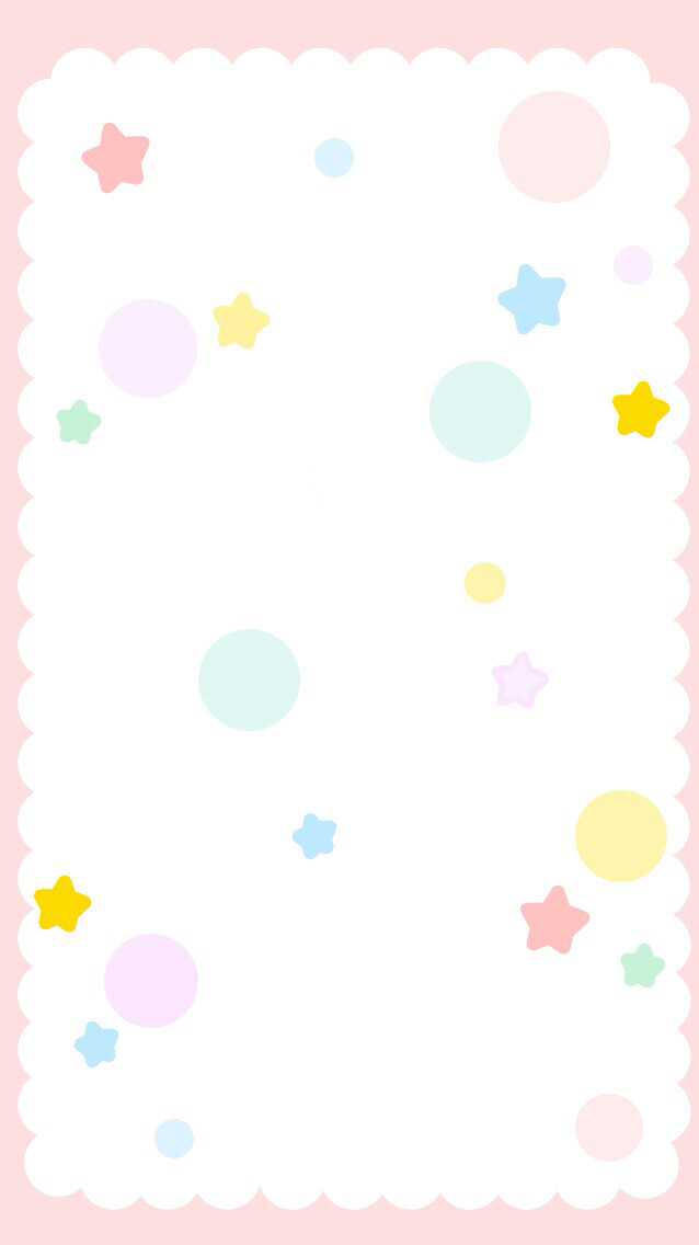 手机收藏可爱壁纸背景框